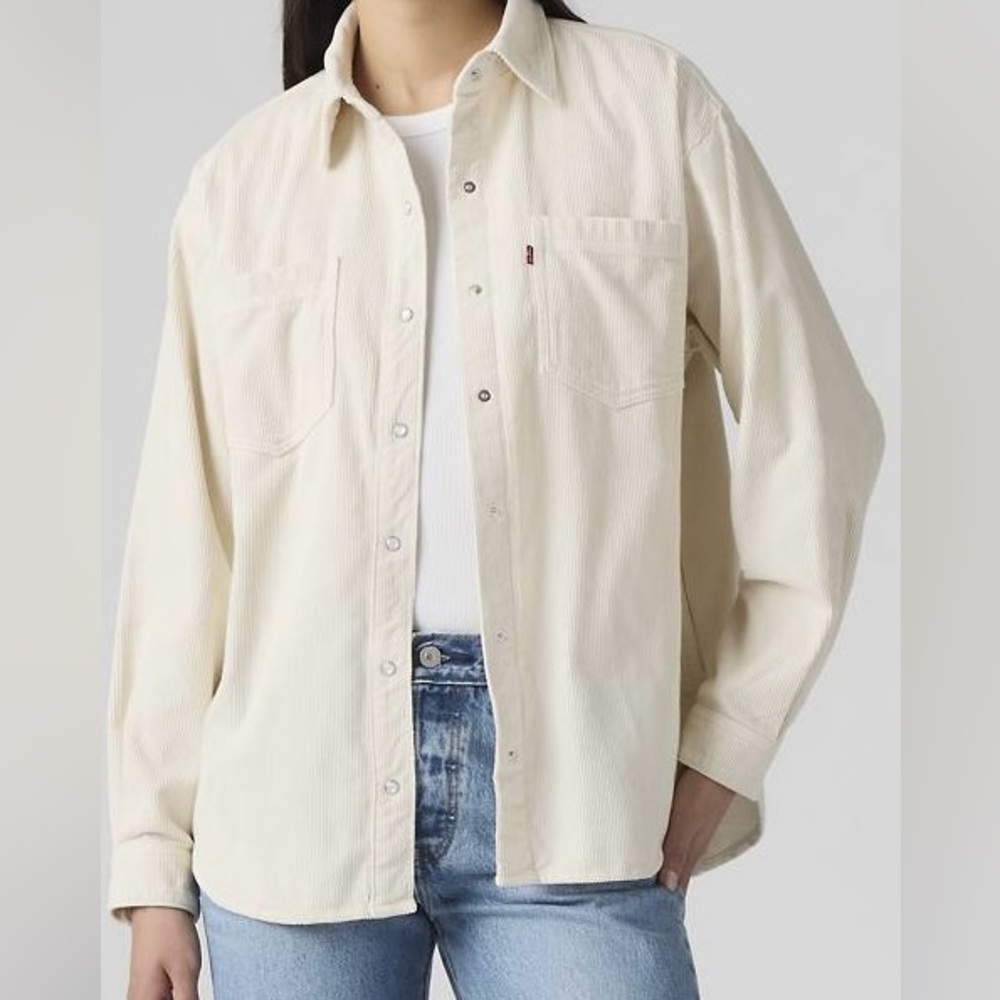 Levi's Light Pink Button-Up Shacket